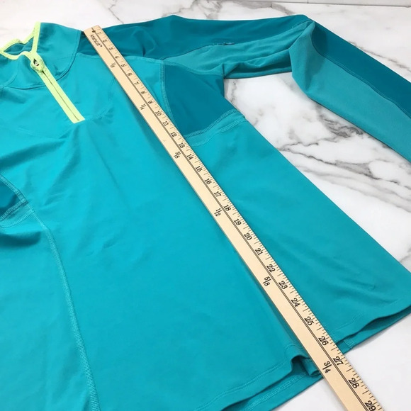 Lululemon Trail Bound 1/2 Zip Blue Tropics Top - Picture 8 of 16